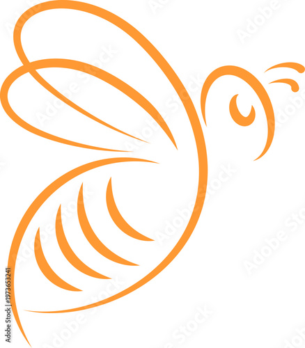 Biene, Hummel fliegt Logo, Biene, Hummel, Insekt, Biene Logo