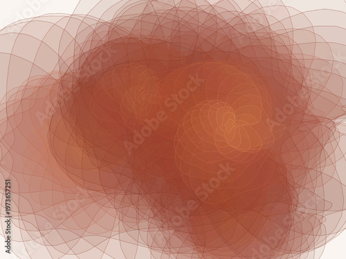 Stylized Topographic Pattern Clean Line Art Modern Background