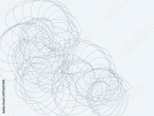 Abstract Topographic Contour Lines Modern Minimalist Background