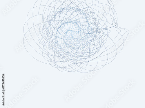 Abstract Elevation Map Organic Contour Lines Pattern Art