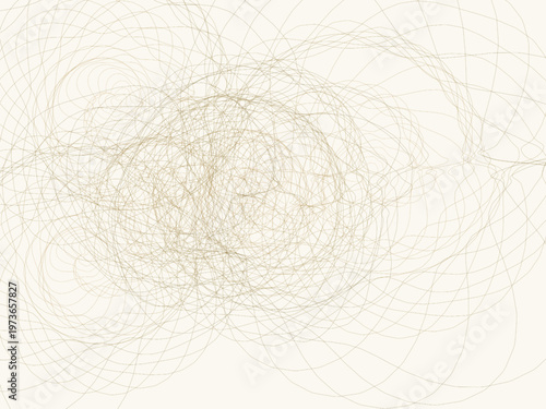 Abstract Elevation Map Organic Contour Lines Pattern Art