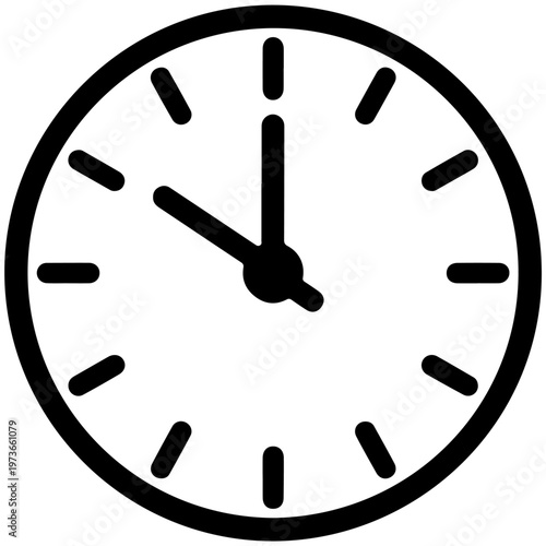 Analog clock showing the time at approximately 10:09