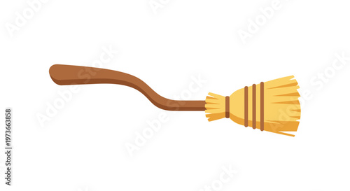 A simple illustration of a broom.