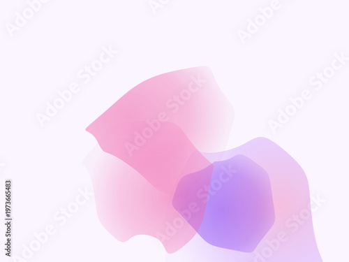 Soft Organic Blob Shapes Vibrant Gradient Tech Design