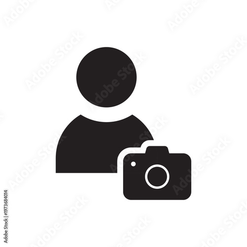 Photographer, man, journalist, camera pictogram icon. Element of photographer pictogram icon
