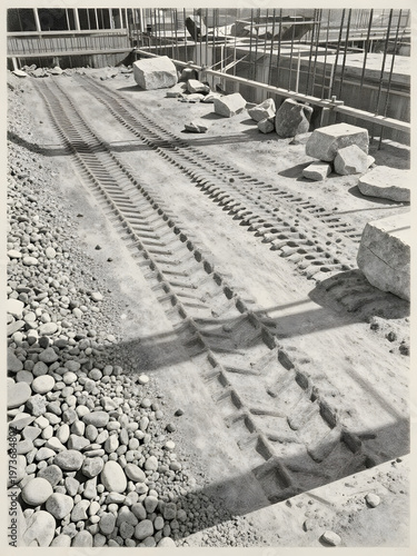 Construction Site Foundation