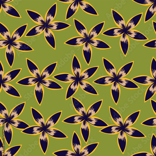 Digital small floral pattern seamless illustration design 
