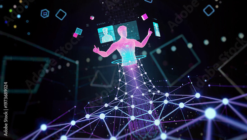 Metaverse Connection Network with Immersive Digital Experience and Futuristic Technology