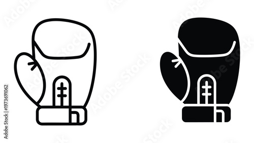 Boxing gloves with a miniature cemetery and cross inside them