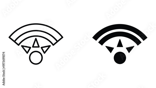 Comparison of wireless signal strength indicators with varying signal quality levels