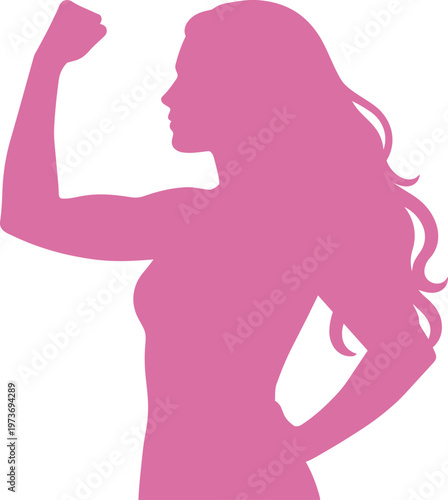Empowered and Strong Female Symbol Protest for Equality
