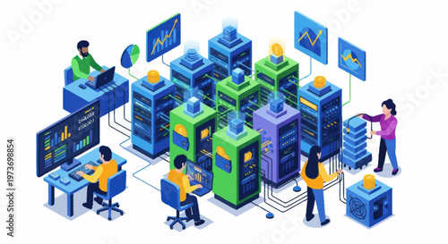 Modern Data Center Operations with IT Professionals.