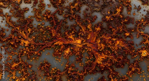 Rusty Metal Surface Texture Macro Abstract Background