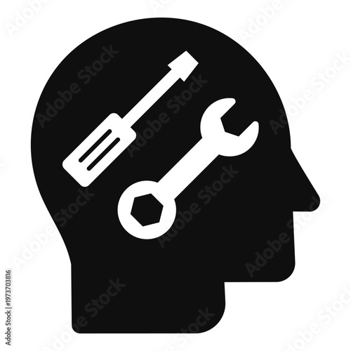 Competence motivation icon, skill development growth mindset performance improvement achievement progress capability enhancement productivity success learning advancement editable stroke vector.