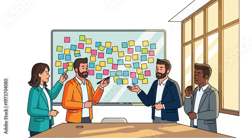 Business Team Collaborating on Creative Strategy