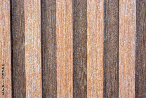 Modern vertical wooden slat texture background with fluted panel design