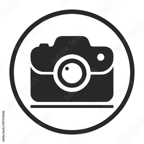 Camera Icon Graphic Design Element.