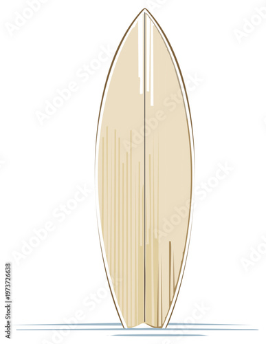 Surfboard Illustration Beach Lifestyle Standup Surfing Board Design Recreation Water Sport