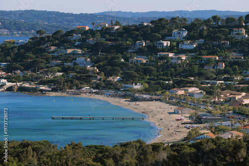 Cuadro en lienzo Plage de la Nartelle - Sainte Maxime