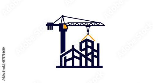 Construction Crane Building Site Equipment.