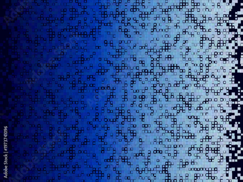 Abstract Pixel Grid Color Shift Digital Pattern Background