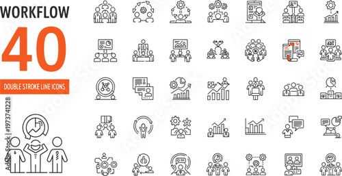 flat design workflow process timeline infographic 40 steps motion graphics video