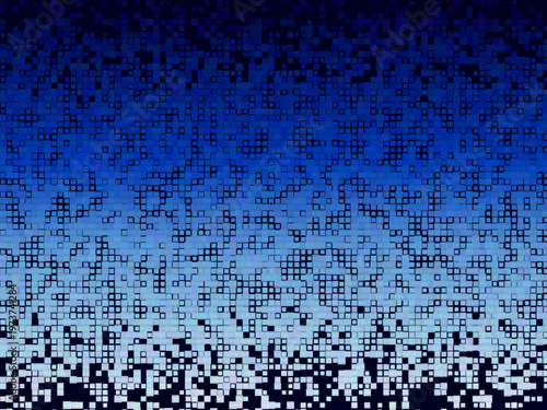 Pixel Gradient Dissolve Abstract Digital Mosaic Background