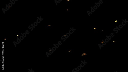 Confetti explosion. Colorful falling festive particles, stripes.