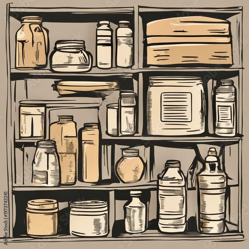 set of kitchen utensils