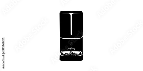 Automatic Pet Feeder Portion Control Smart Icon