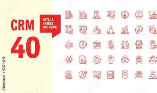 4k animated crm dashboard icons with countdown timer motion graphics
