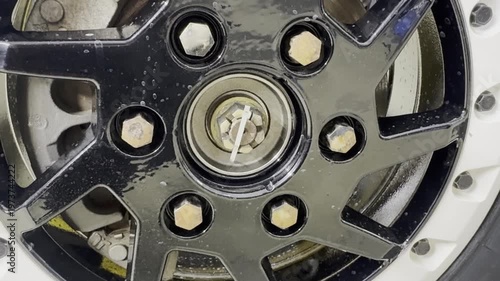 wheel of a car