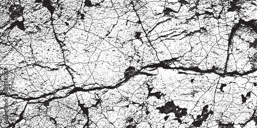 Distressed cracked texture overlay with grunge and speckled effect background