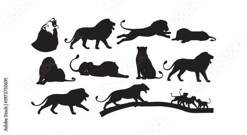 A vibrant illustration showcasing the diversity and beauty of African wildlife in their natural habitat