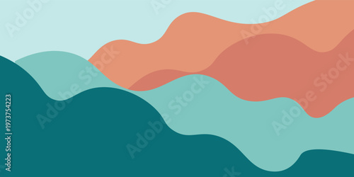 Modern colorful abstract background with dynamic wavy shapes, it can be used for advertising, marketing, presentation, business, wallpaper.