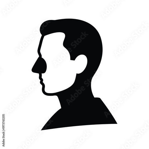 Silhouette of a person listening intently with headphones, representing focus and modern audio culture