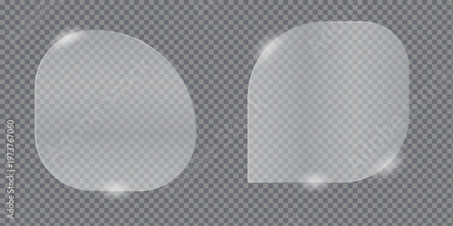 Two white oval pills isolated on a transparent background