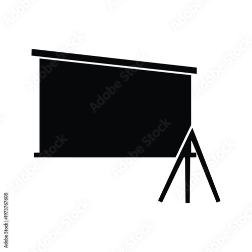 Modern black flat screen television on sleek stand for stylish home entertainment setup