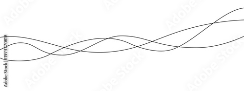 Chaotic looping squiggly lines with tangled curves, seamless abstract element expressing complexity and energetic motion