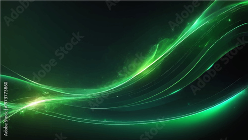 An eye-catching image features abstract flowing glowing lines, which brings a dynamic and modern vibe.