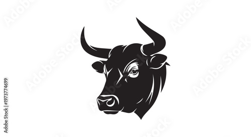 A striking black cat with mesmerizing green eyes and a mysterious gaze in a minimalist artistic illustration