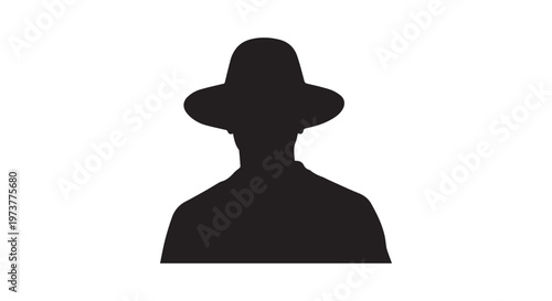 The silhouette of a person standing alone under the light of the moon