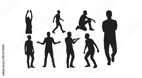 A diverse group of people walking together in silhouette, representing unity and movement towards progress