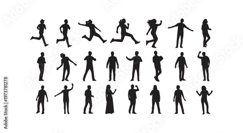 Symbolic representation of leadership, direction and teamwork with upward arrows and diverse human figures