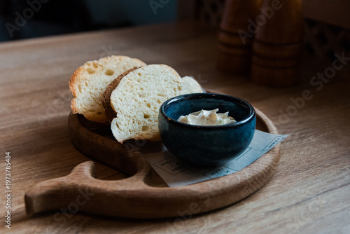 still life with bread and butter