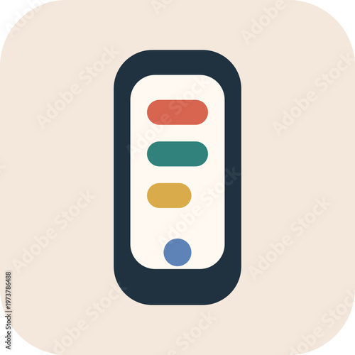Order Phone Editorial Food Delivery Vector Icon