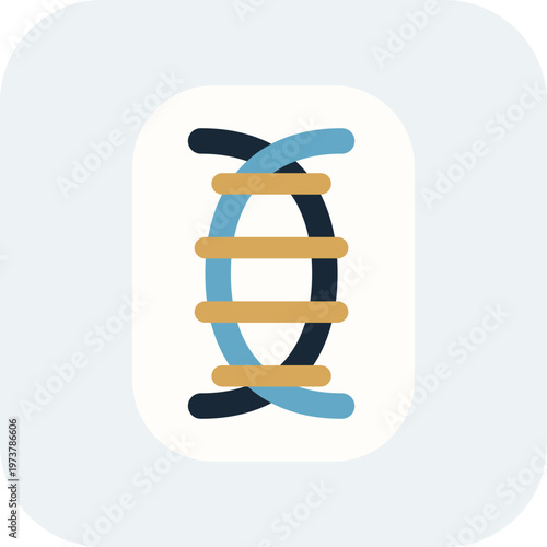 DNA Sequence Medtech Vector Icon