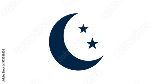 Crescent Moon with Stars Icon Free Download Crescent Moon with Stars Icon - GFXLoad