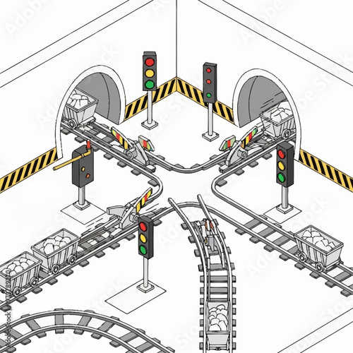 Railway Track Switch Control System Mechanism.