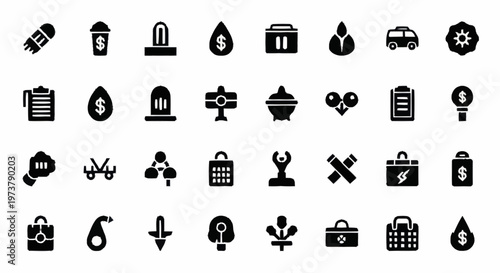 Black icons of business and industry.